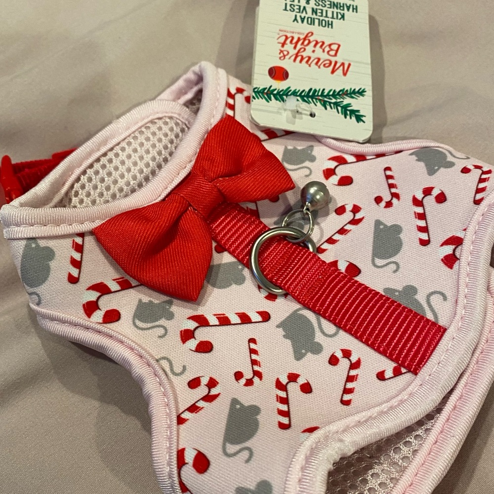 Merry & Bright Holiday Cat Vest/Harness